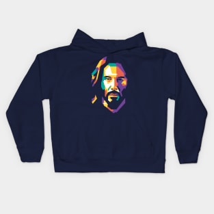 Keanu Reeves on WPAP Kids Hoodie